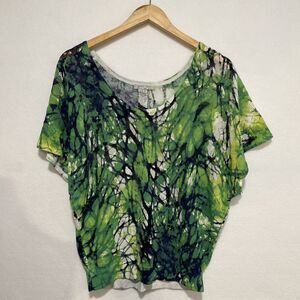 Alberto Makali Women's Small Open Weave‎ Scoop Neck Dolman Sleeve Sweater
